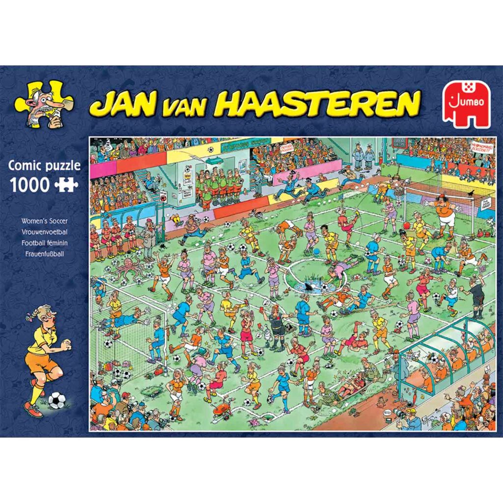 Jan Van Haasteren Puslespil – Kvindefodbold 1000 brikker