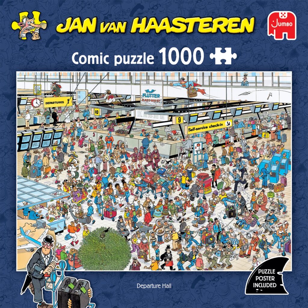 Jan van Haasteren Puslespil – Afgangshallen 1000 brikker