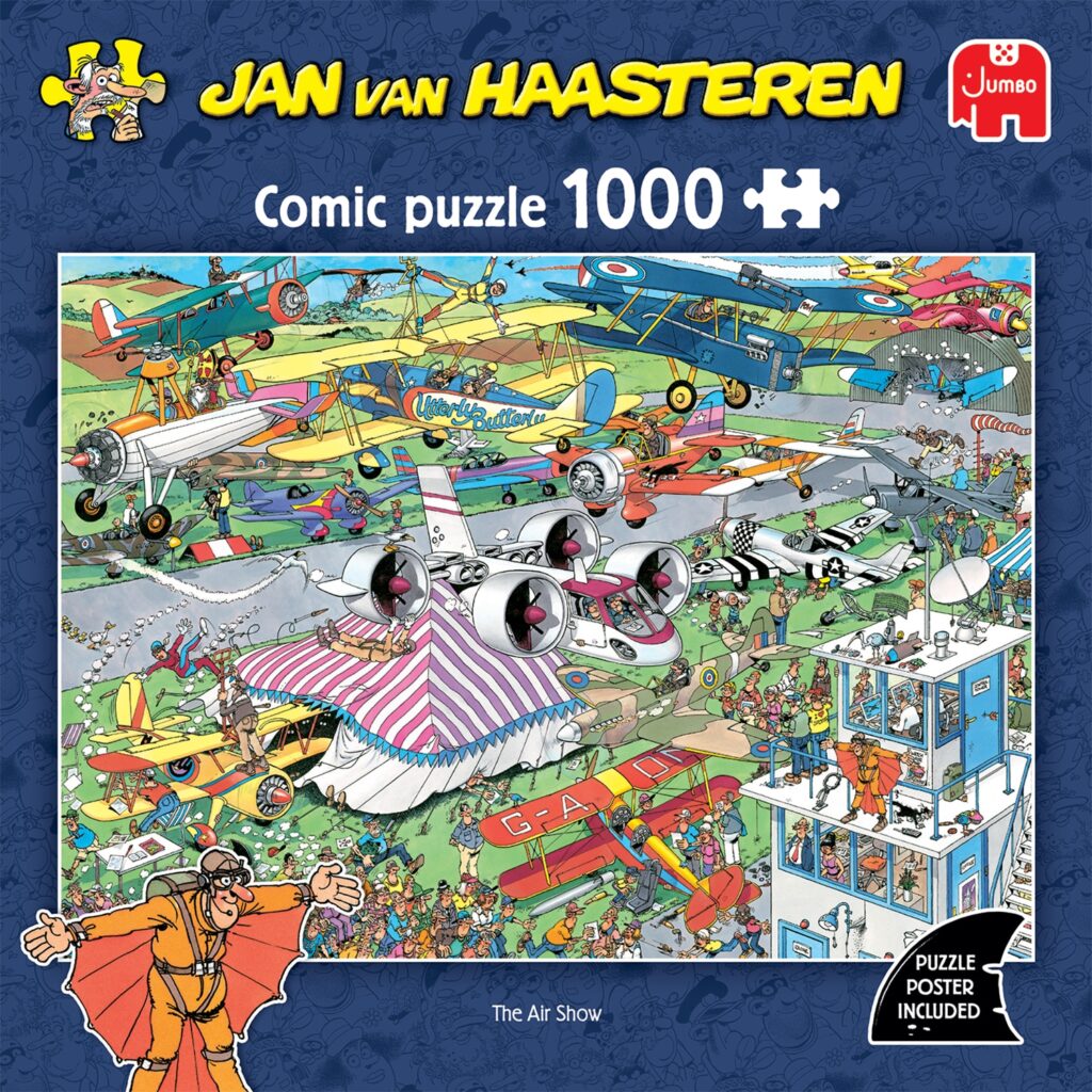 Jan van Haasteren Puslespil – Flyshow 1000 brikker