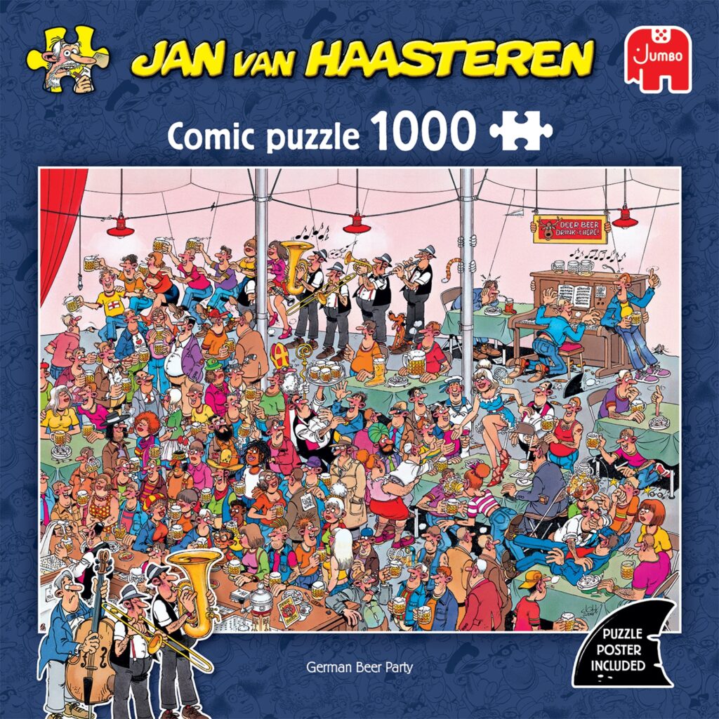 Jan van Haasteren Puslespil – Tysk ølfest 1000 brikker