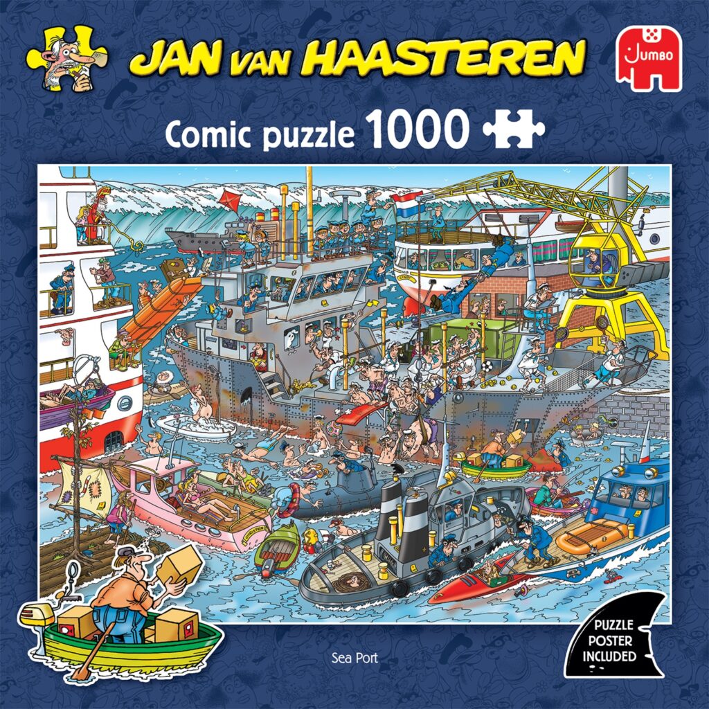 Jan van Haasteren Puslespil – Havnen 1000 brikker