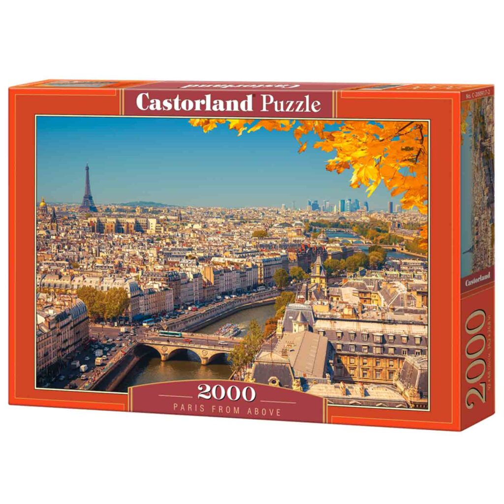 Castorland Puslespil – Paris set fra oven 2000 brikker