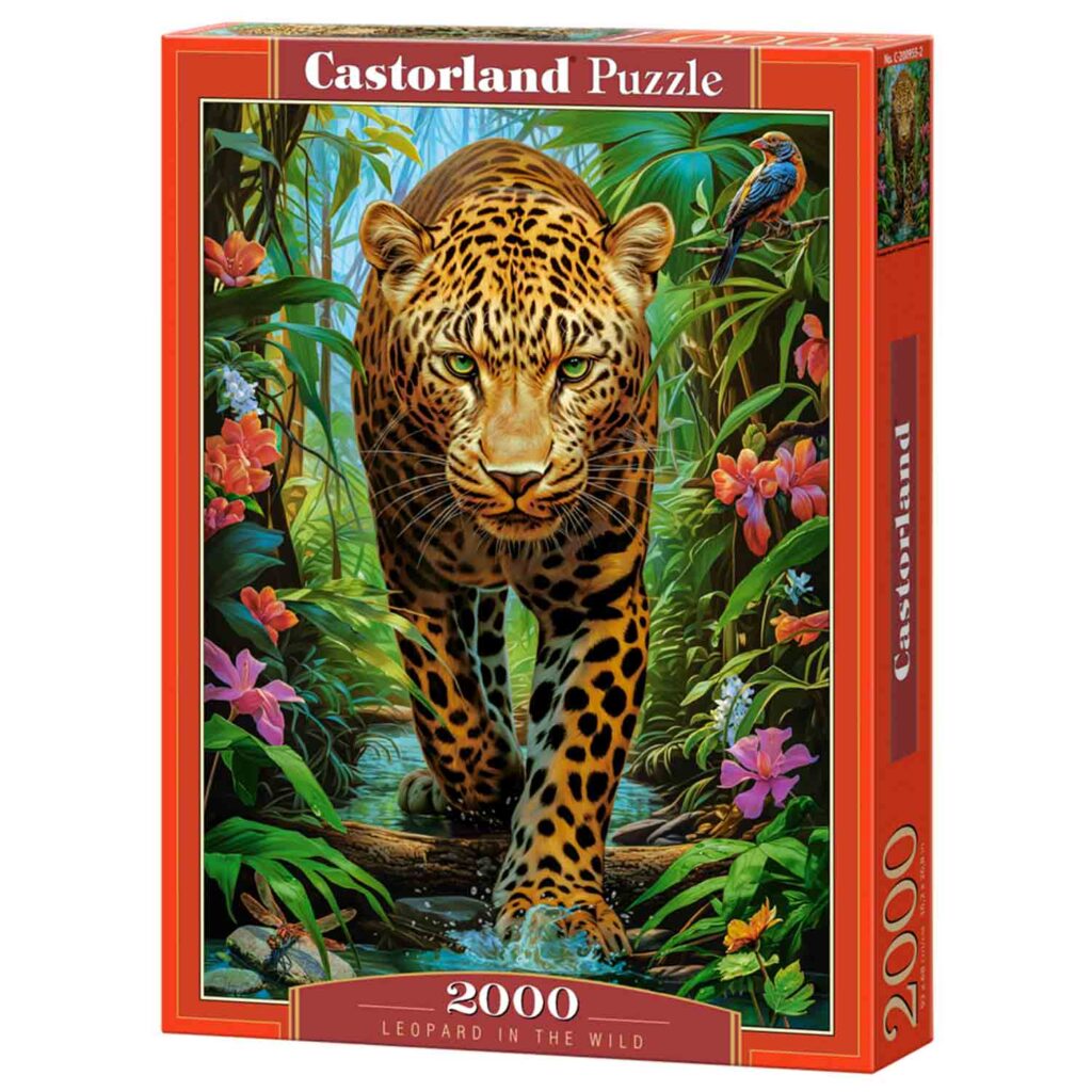 Castorland Puslespil – Leopard i det vilde 2000 brikker