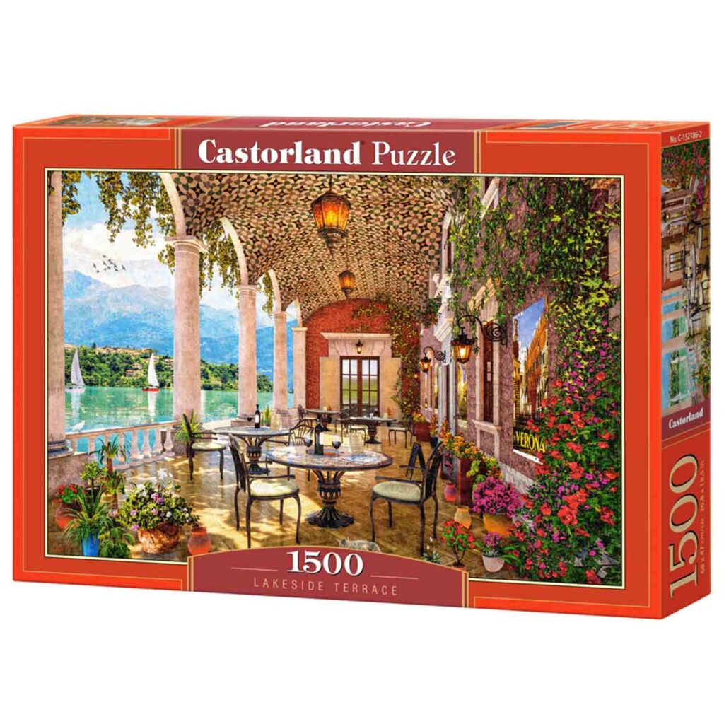 Castorland Puslespil – Terrasse ved søen 1500 brikker