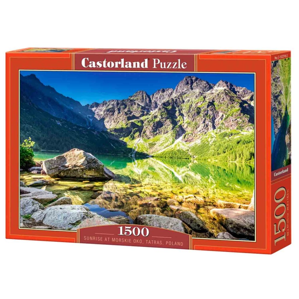 Castorland Puslespil – Morskie Oko i Tatras, Polen 1500 brikker