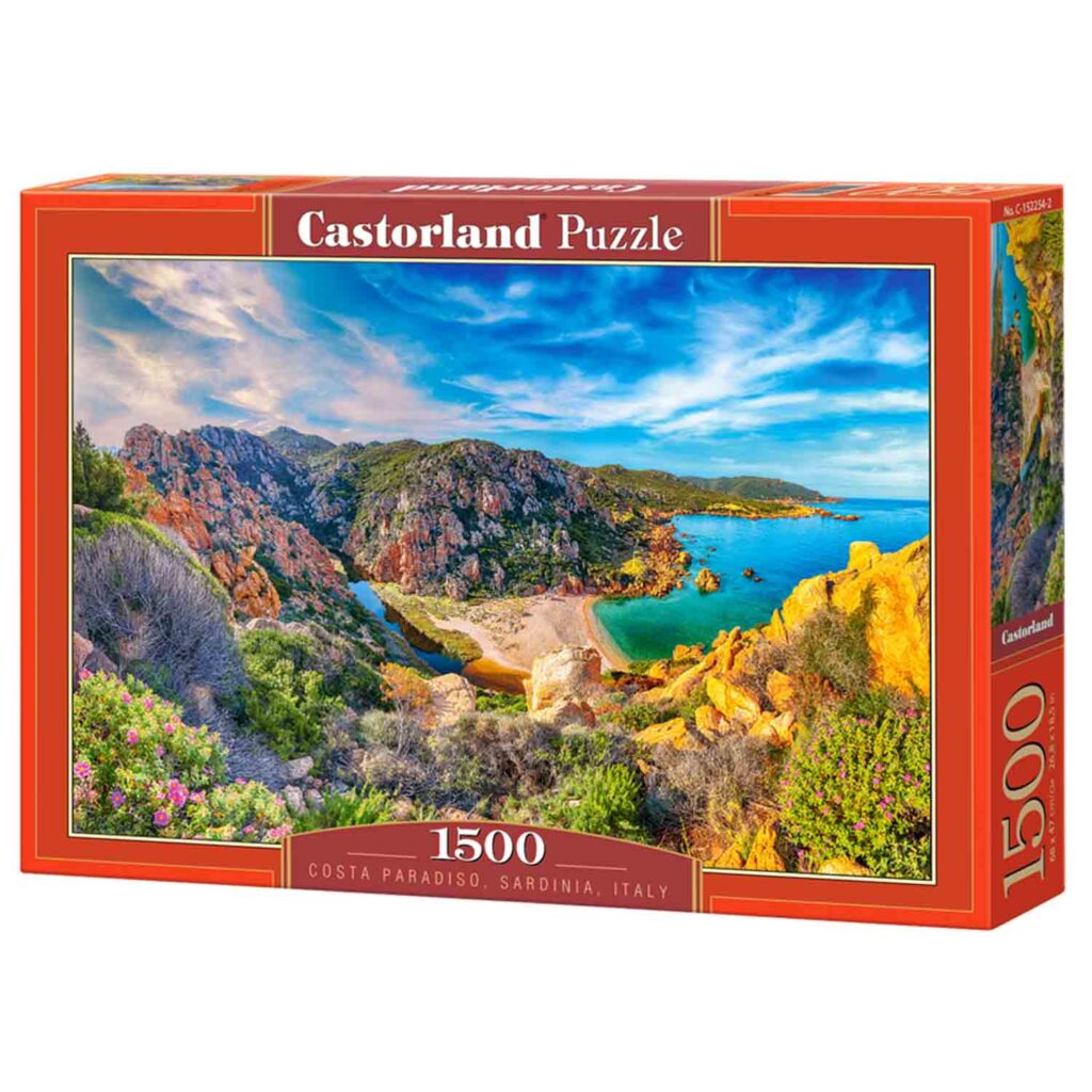 Castorland Puslespil – Costa Paradiso på Sardinien 1500 brikker