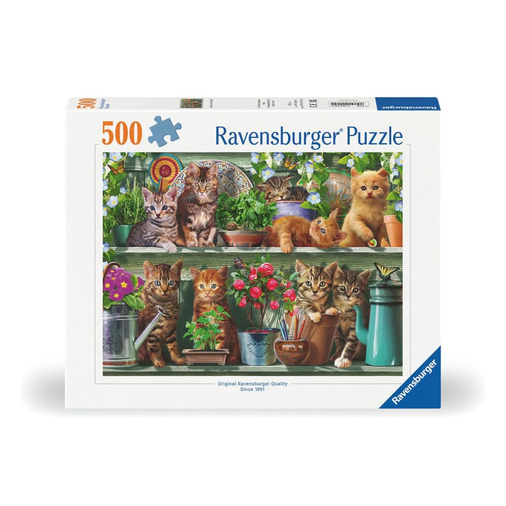 Ravensburger Puslespil – Katte på hylden 500 brikker