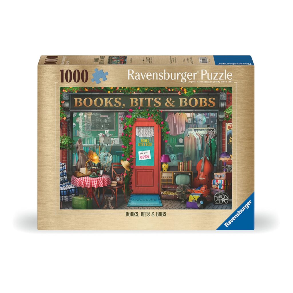 Ravensburger Puslespil – Books, Bit’s & Bobs Boghandel 1000 brikker