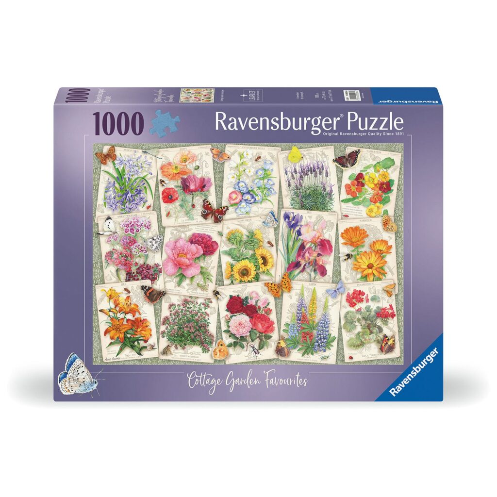 Ravensburger Puslespil – Haveblomster 1000 brikker