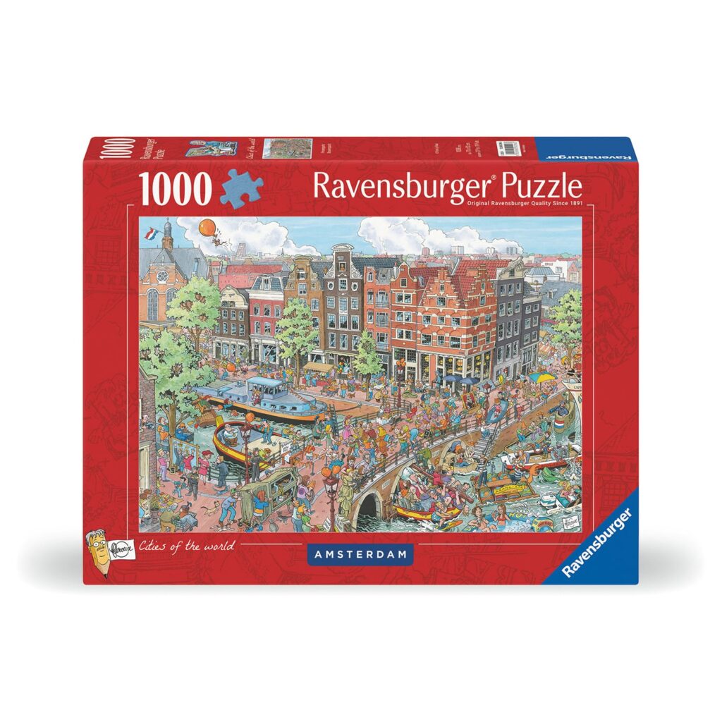 Ravensburger Puslespil – Amsterdam 1000 brikker