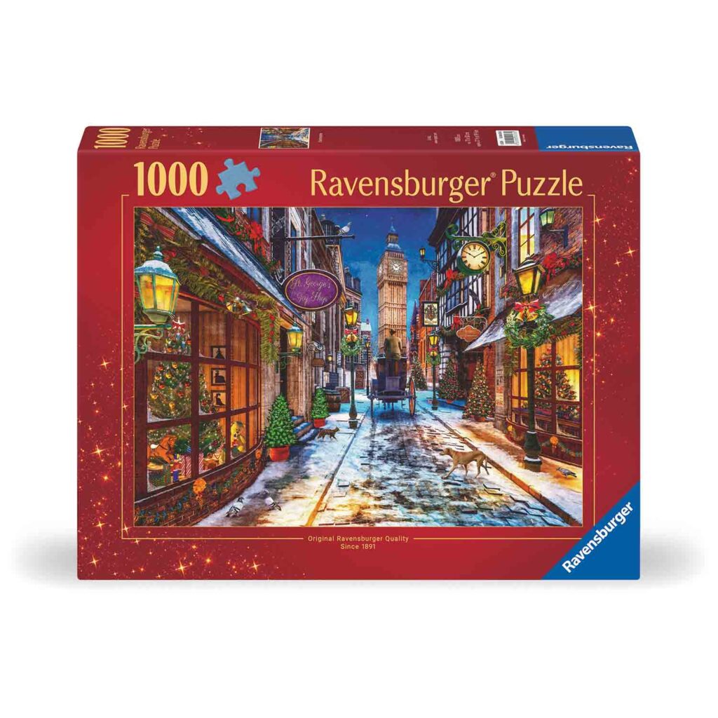 Ravensburger Puslespil – Juletid i London 1000 brikker
