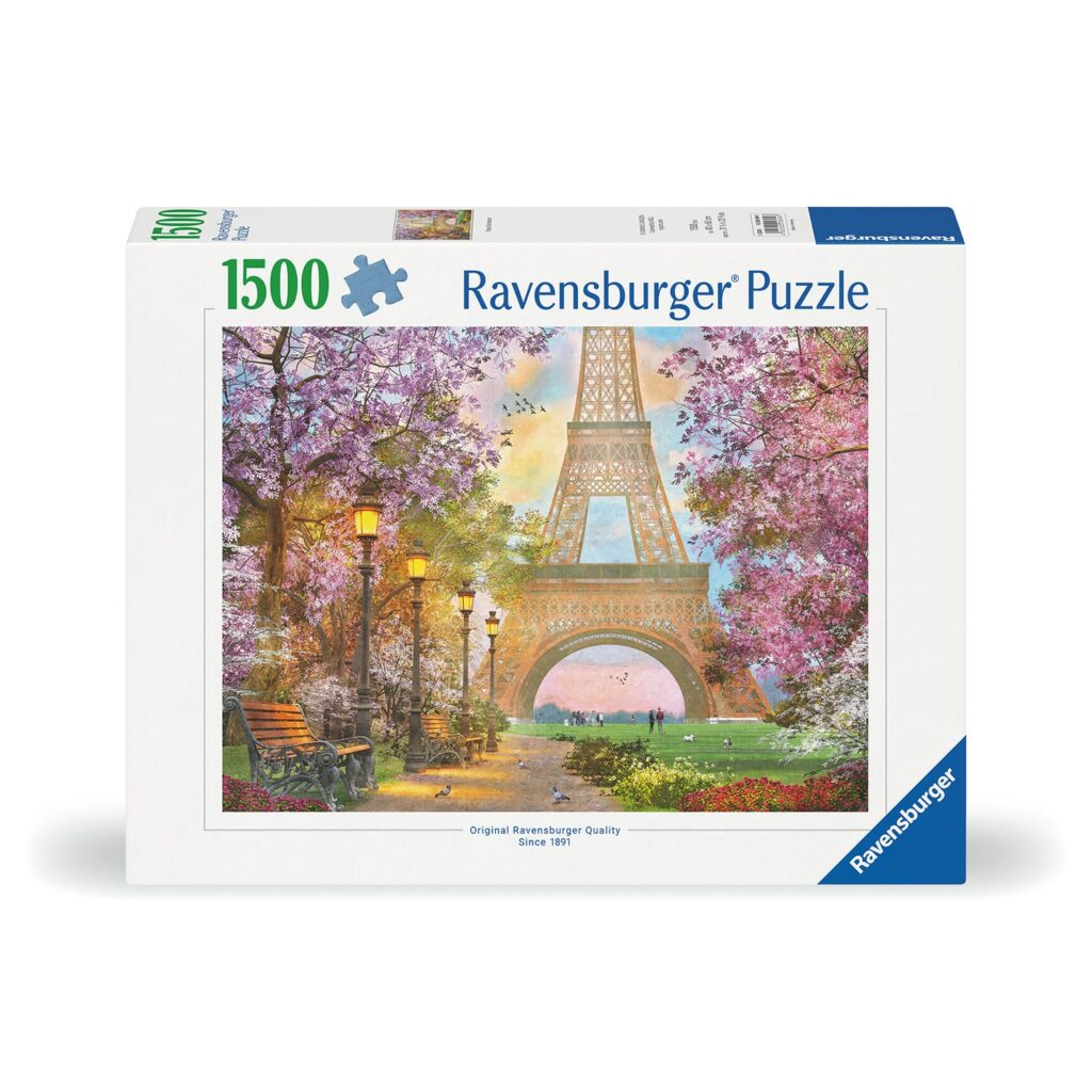 Ravensburger Puslespil – Romantik i Paris 1500 brikker