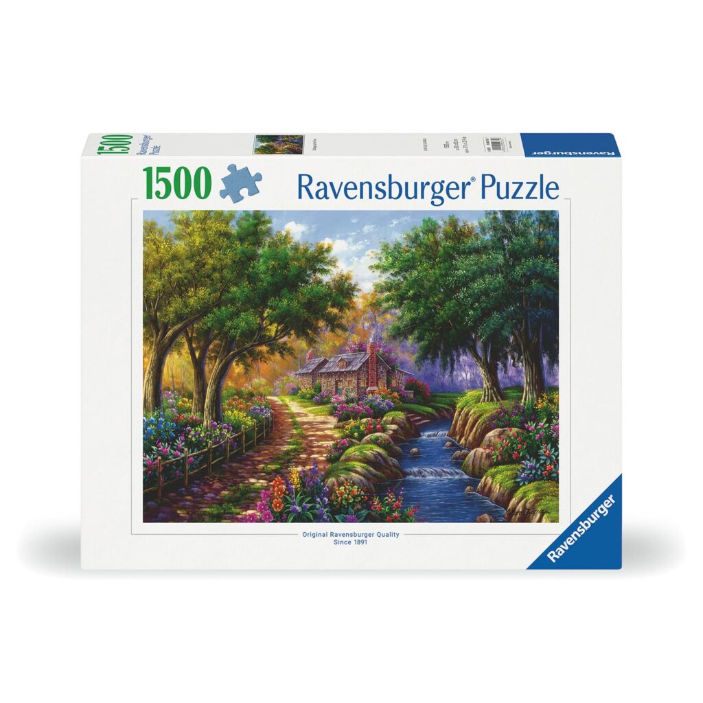 Ravensburger Puslespil – Hytte ved floden 1500 brikker