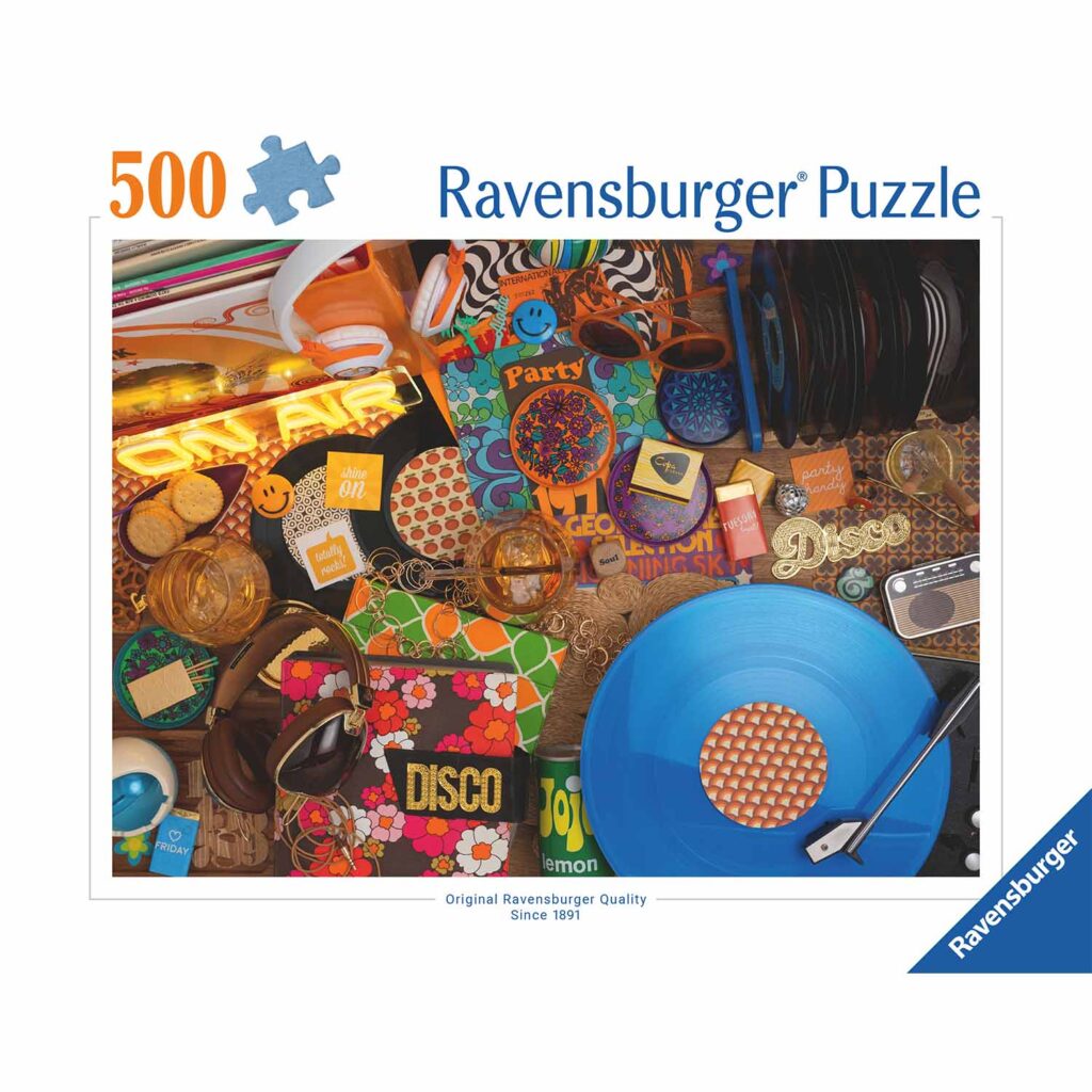 Ravensburger Puslespil – Vinylen er tilbage 500 brikker