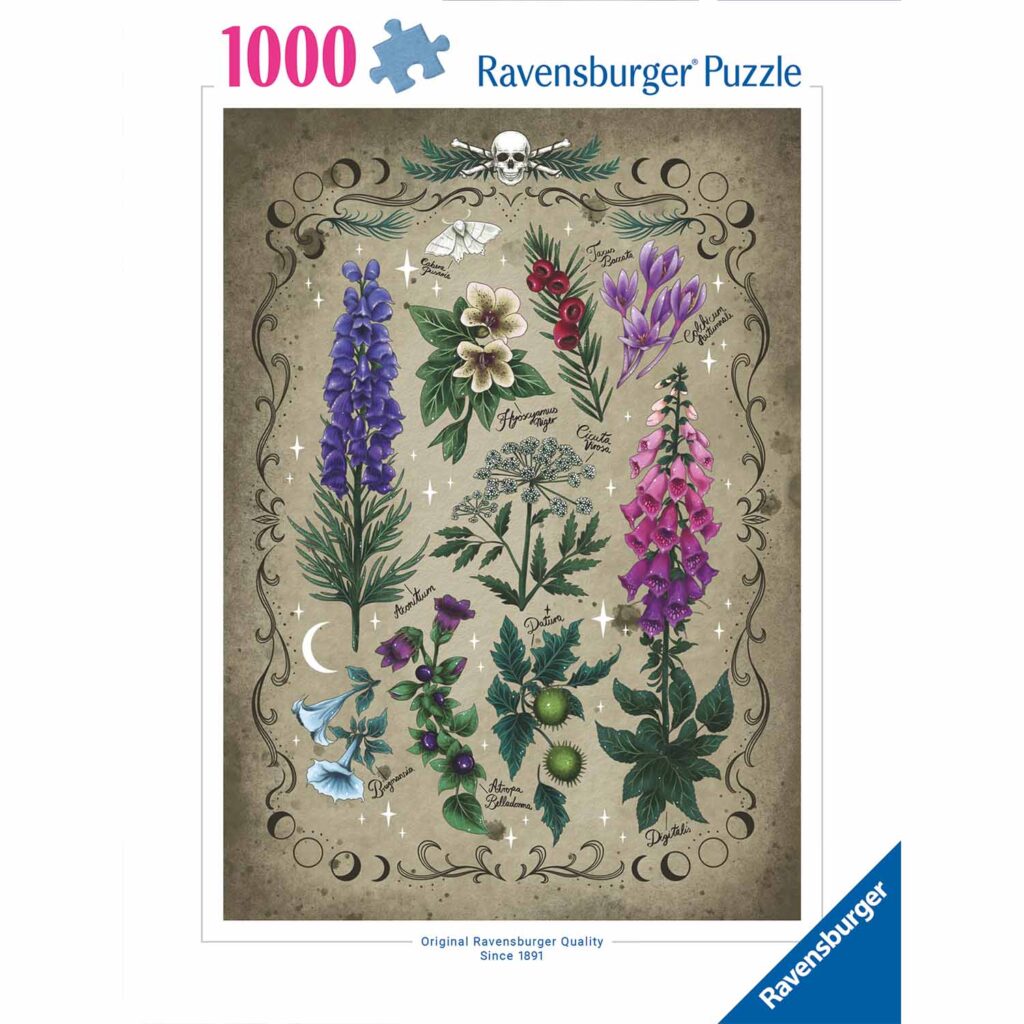 Ravensburger Puslespil – Giftige planter 1000 brikker