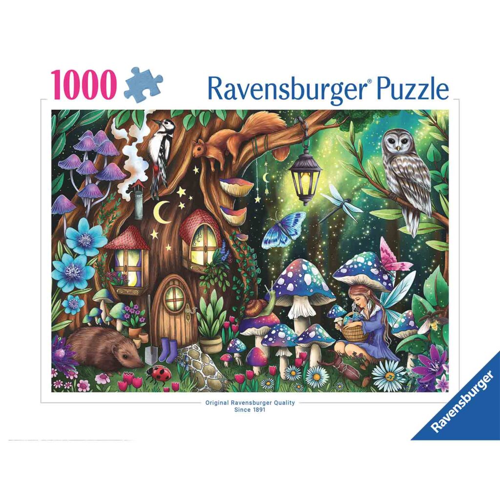 Ravensburger Puslespil – I den magiske skov, 1000 brikker