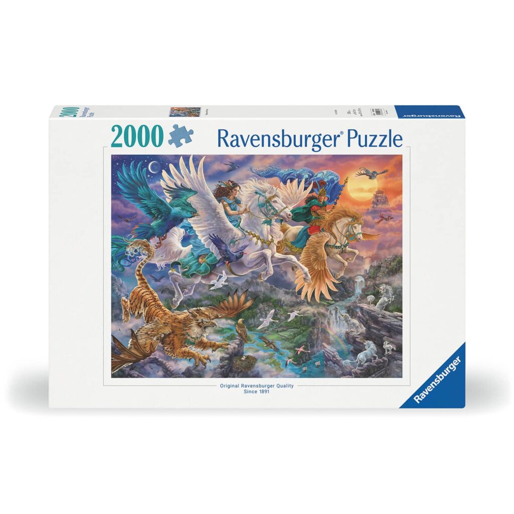 Ravensburger Puslespil – Pegasus & venner 2000 brikker
