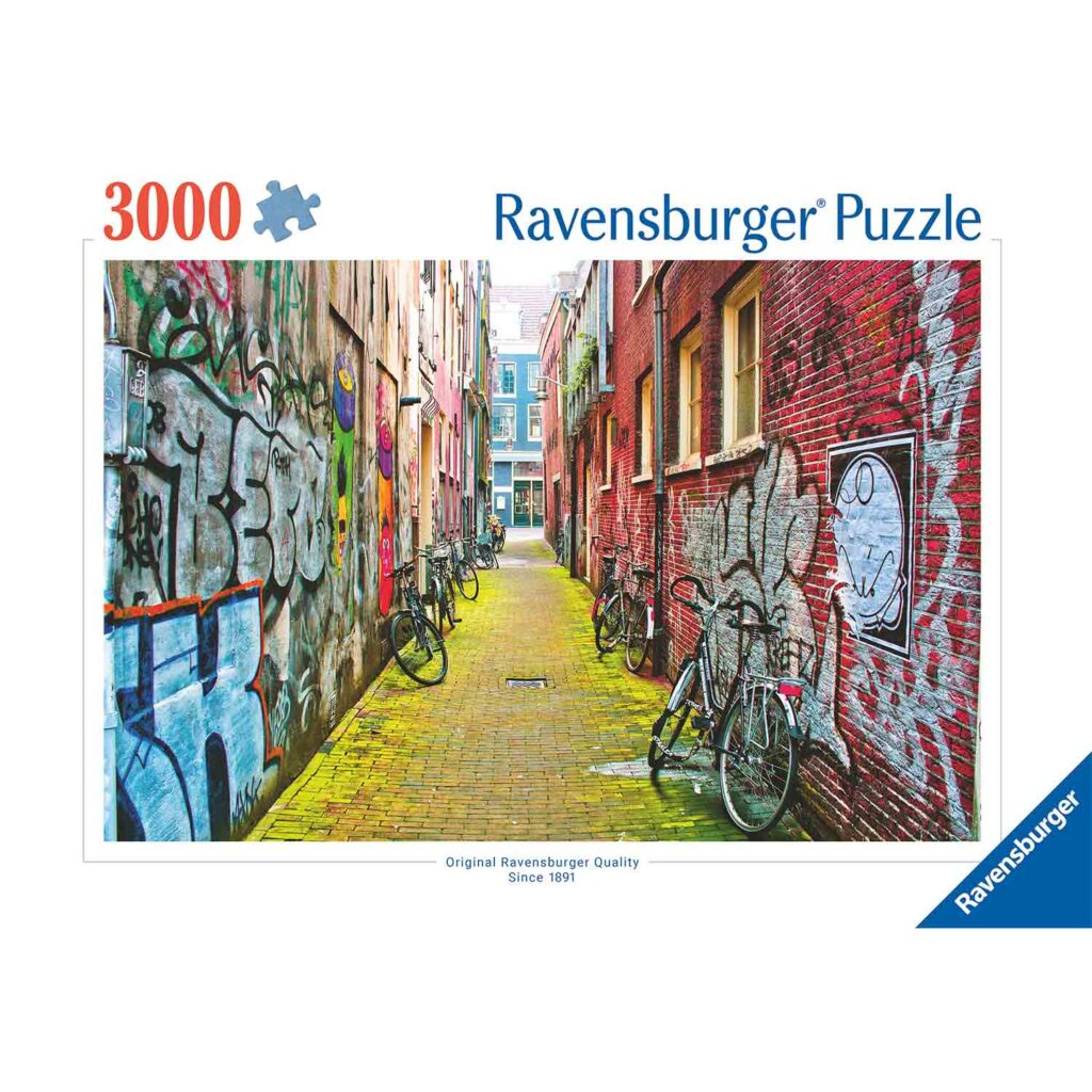Ravensburger Puslespil – Graffiti Gadekunst 3000 brikker