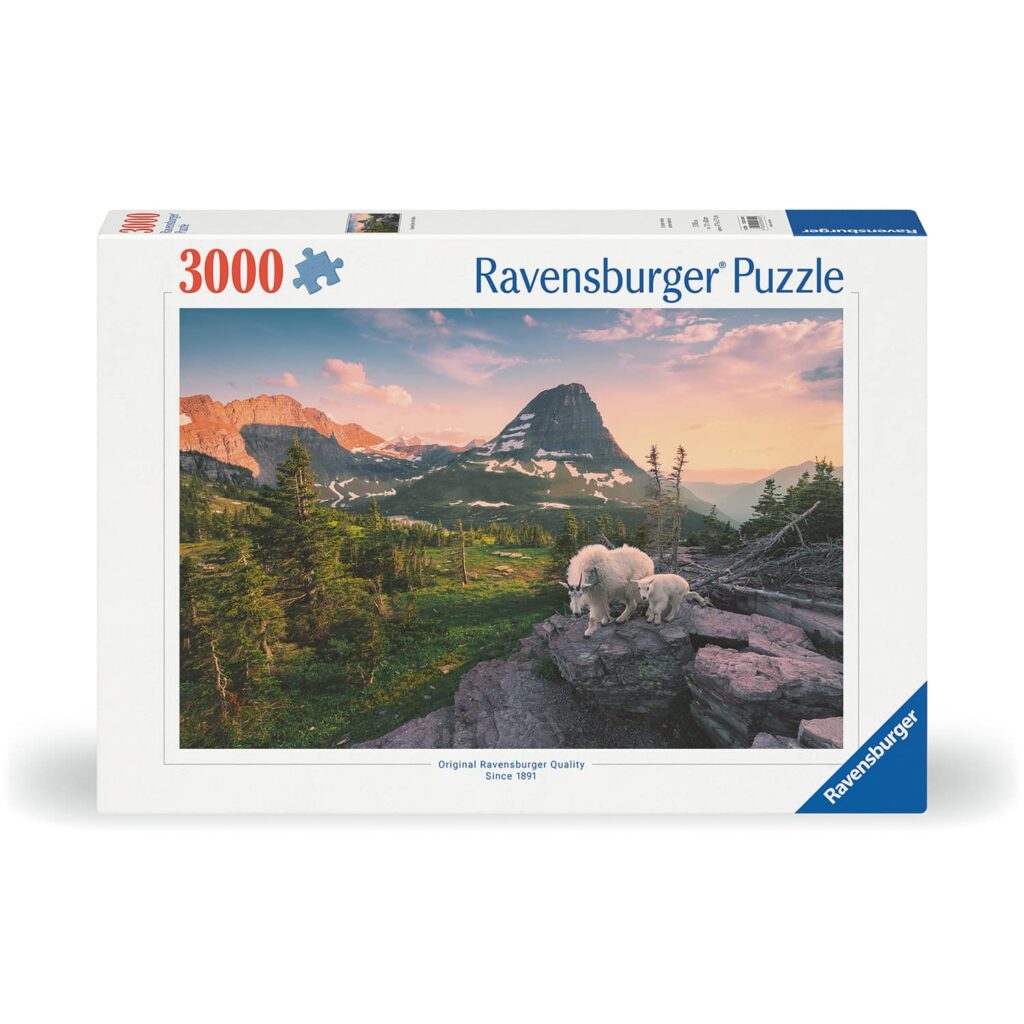 Ravensburger Puslespil – Alpget med killing 3000 brikker