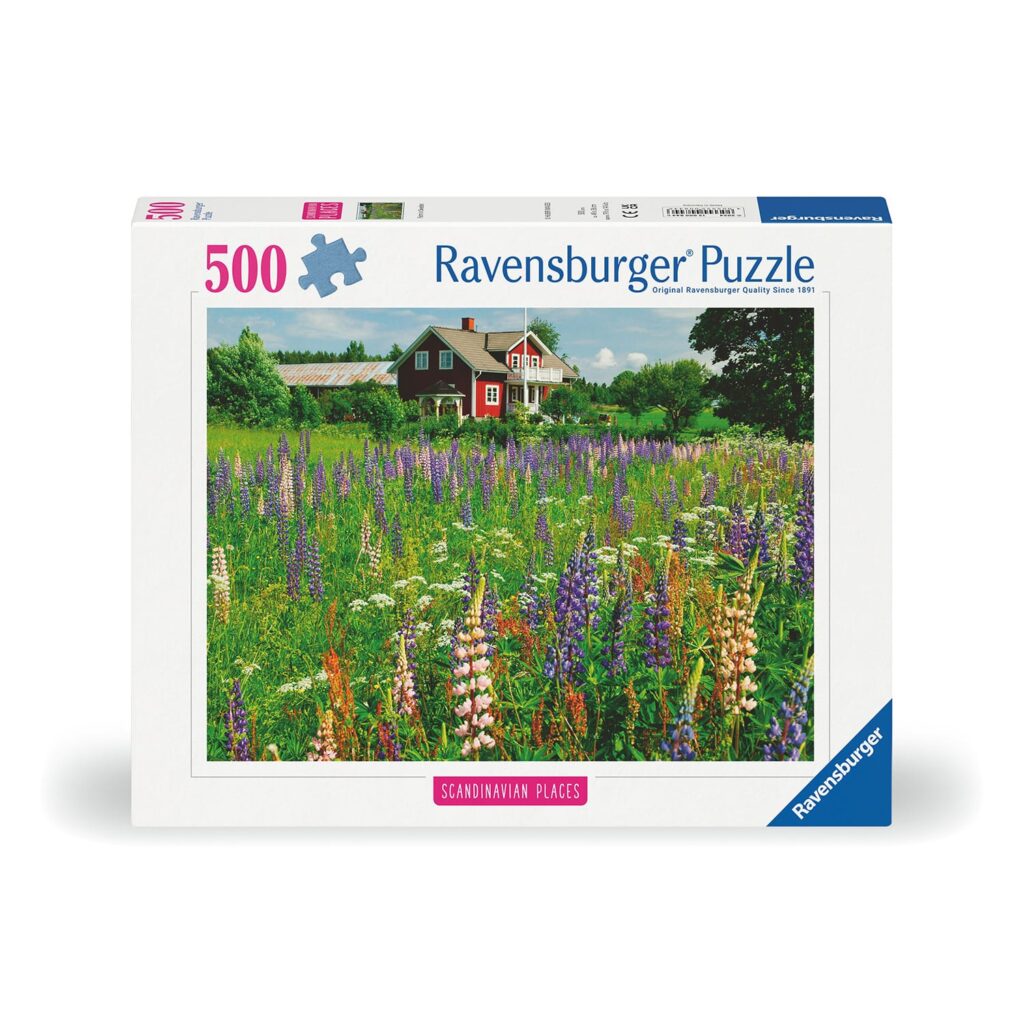 Ravensburger Puslespil – Gård i Sverige 500 brikker