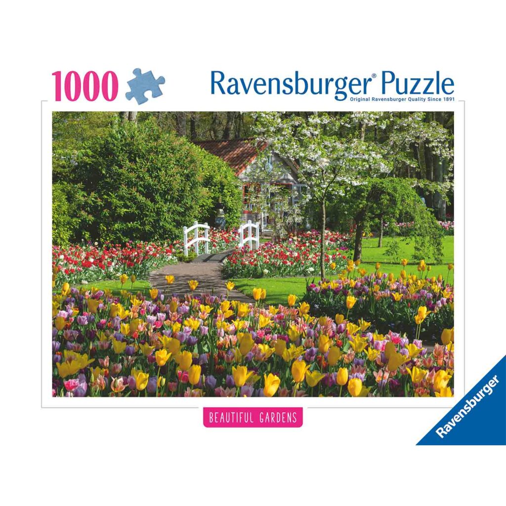 Ravensburger Puslespil – Keukenhof Haven i Holland 1000 brikker