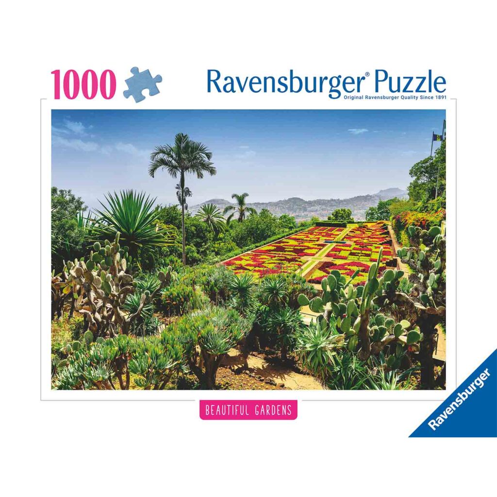 Ravensburger Puslespil – Madeiras Botaniske Have 1000 brikker