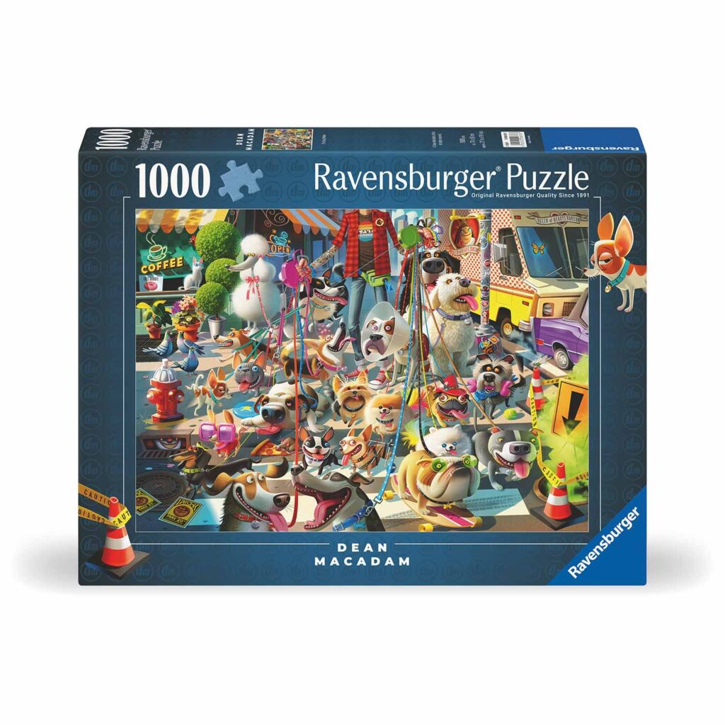 Ravensburger Puslespil – Hundepasseren 1000 brikker
