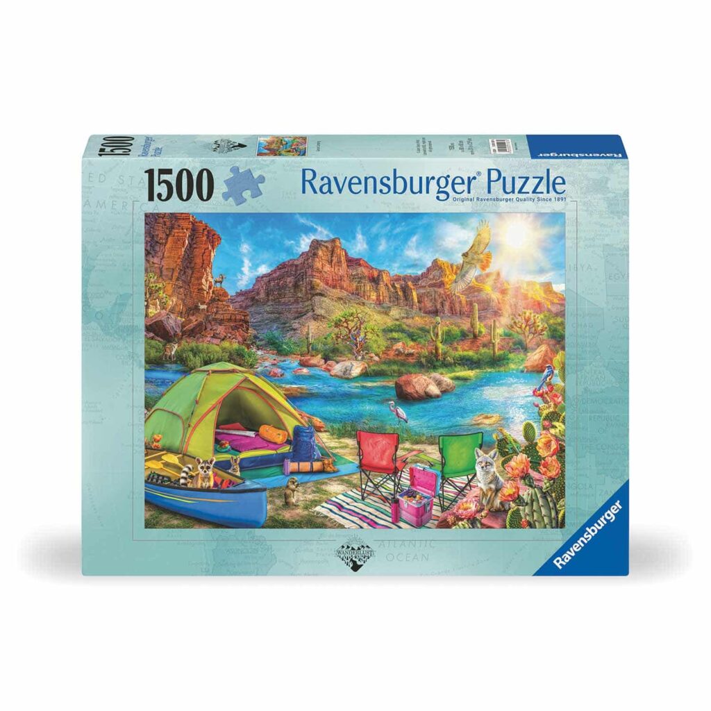 Ravensburger Puslespil – Kanjoncamping 1500 brikker