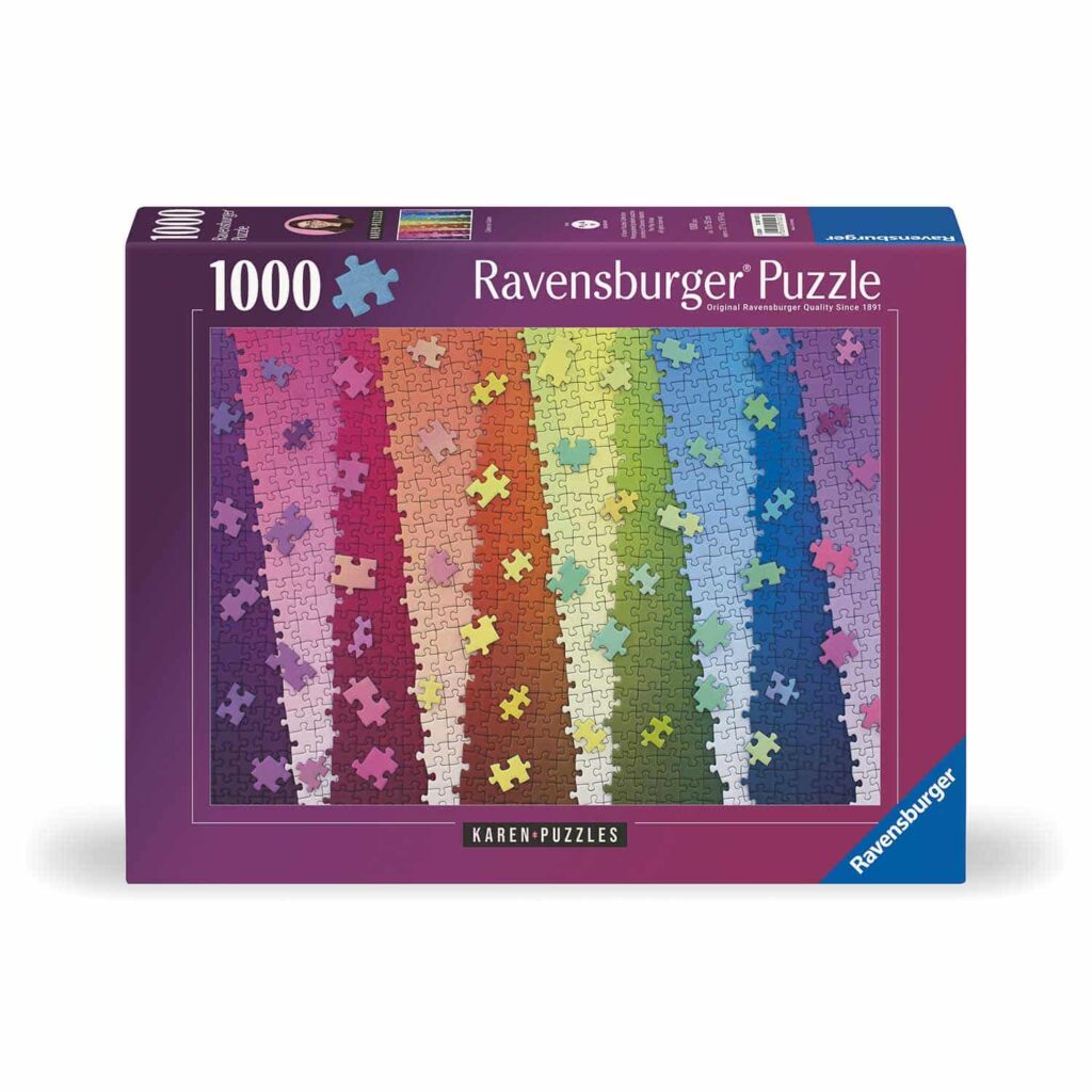 Ravensburger Puslespil – Farver på Farver 1000 brikker