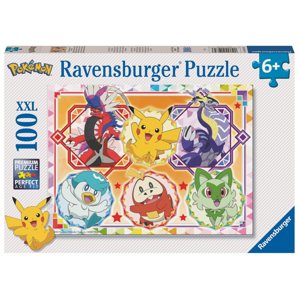 Ravensburger Puslespil – Pokémon 100 brikker