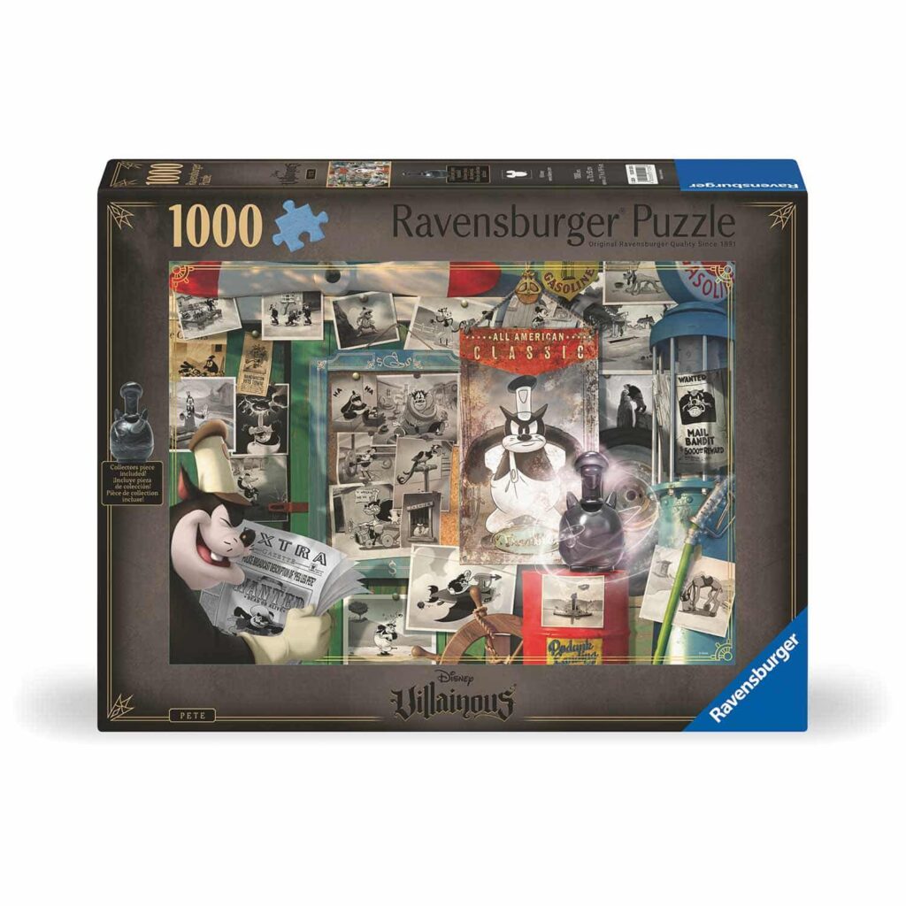 Ravensburger Puslespil – Disney Villainous Skurke: Svarte Petter 1000 brikker
