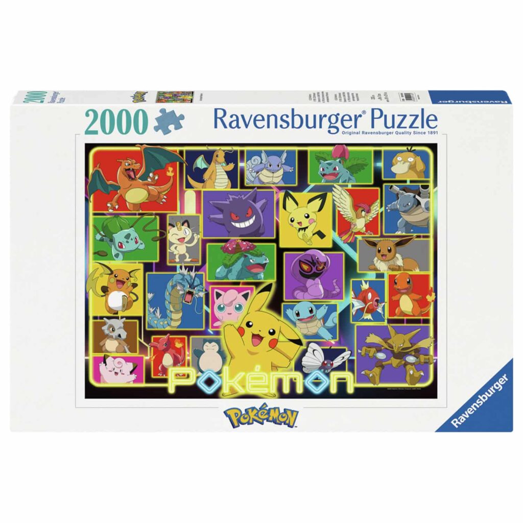 Ravensburger Puslespil – Pokémon 2000 Brikker