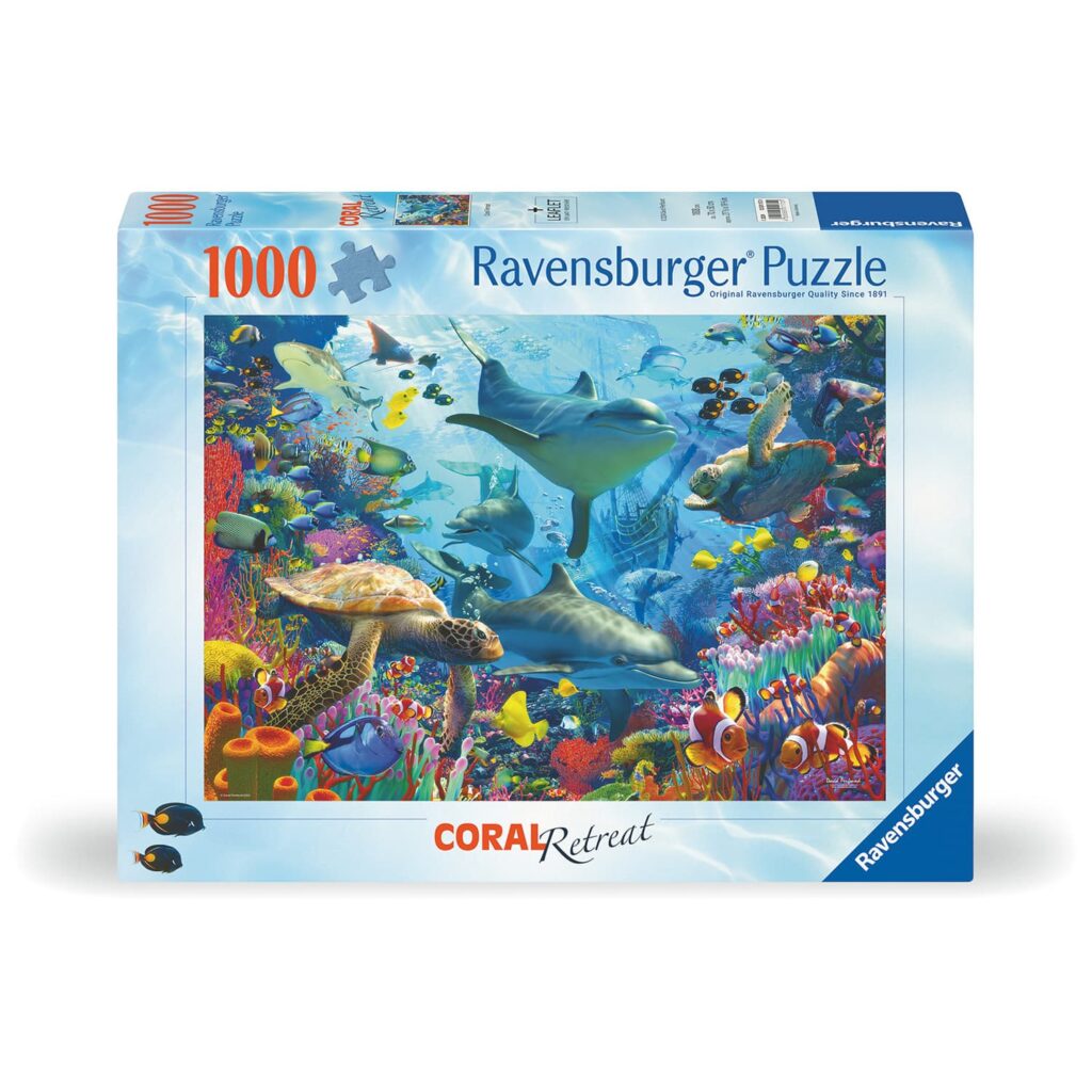 Ravensburger Puslespil – Korallrev-retreat 1000 brikker