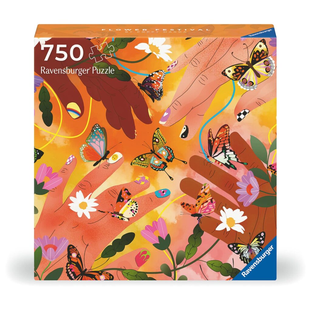 Ravensburger Puslespil – Art & Soul – Blomsterfestival 750 brikker