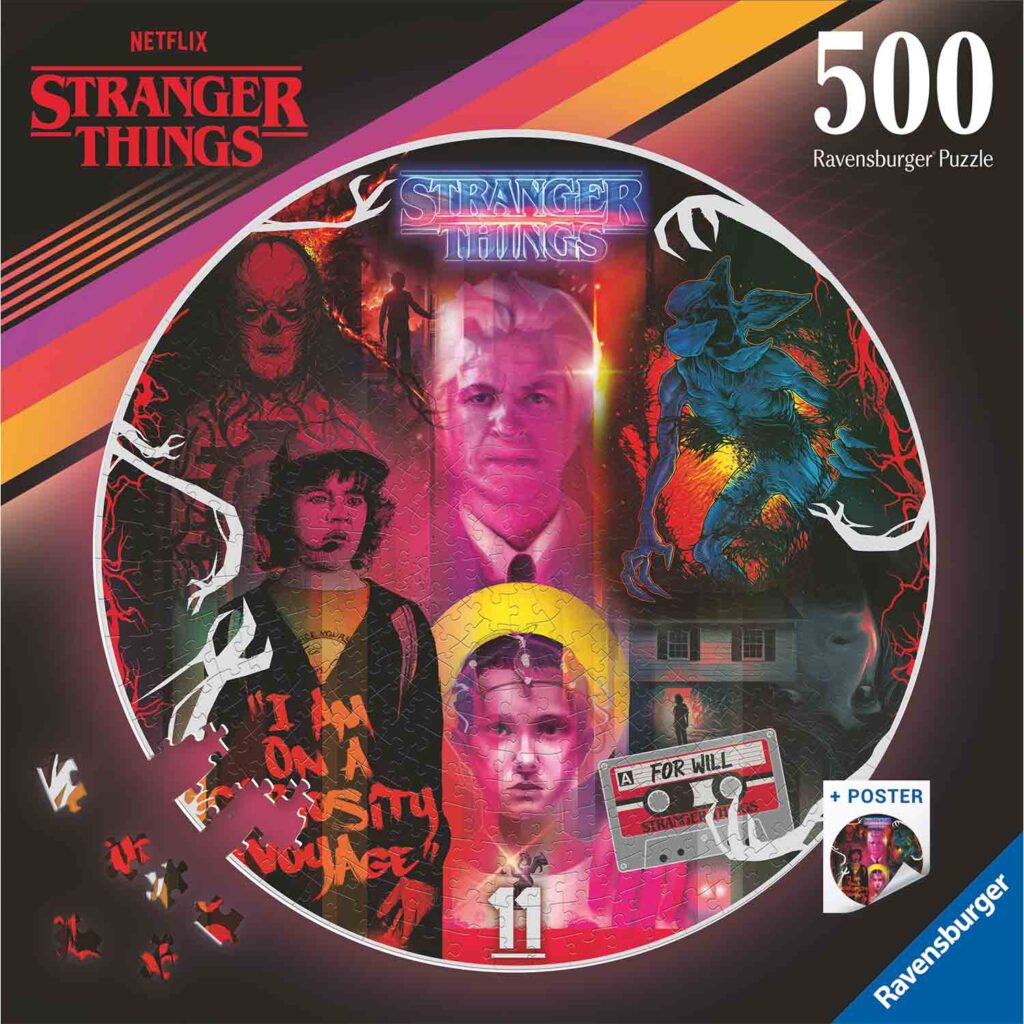Ravensburger Puslespil – Stranger Things: Venner lyver ikke 500 brikker