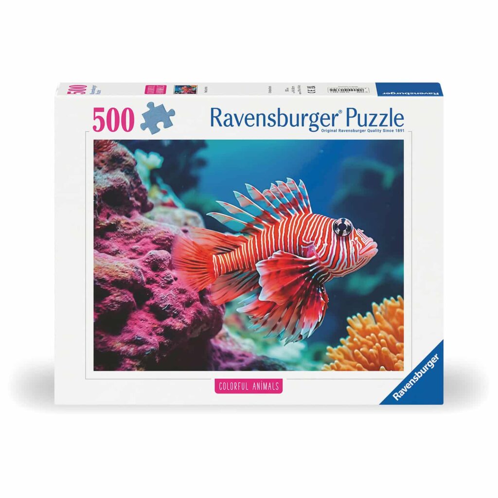 Ravensburger Puslespil – Rød Løvefisk 500 brikker