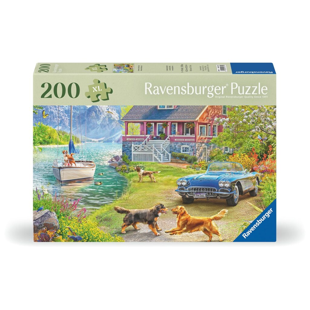 Ravensburger Puslespil – Sommerhus ved søen 200 brikker