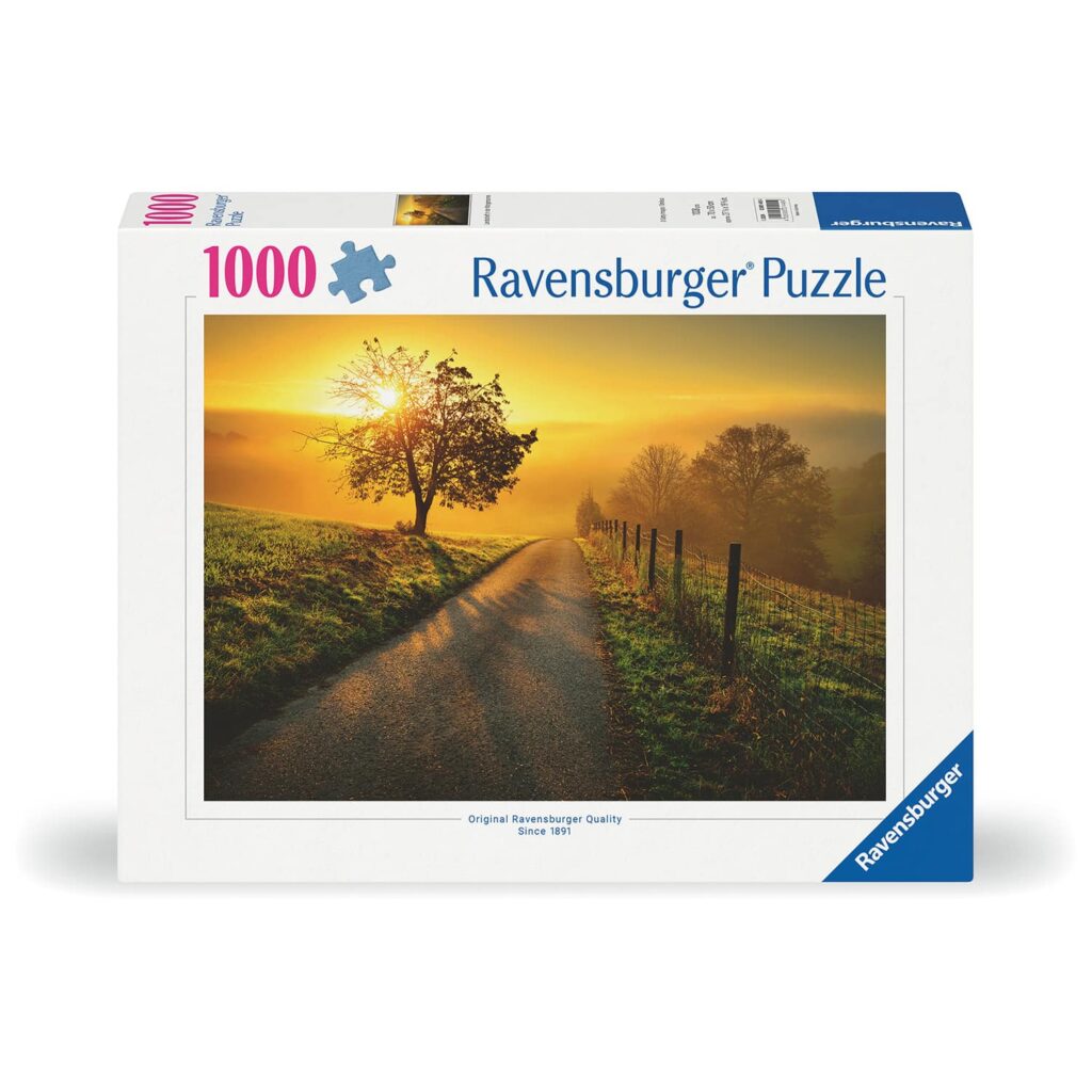 Ravensburger Puslespil – Landskab i morgensolen 1000 brikker