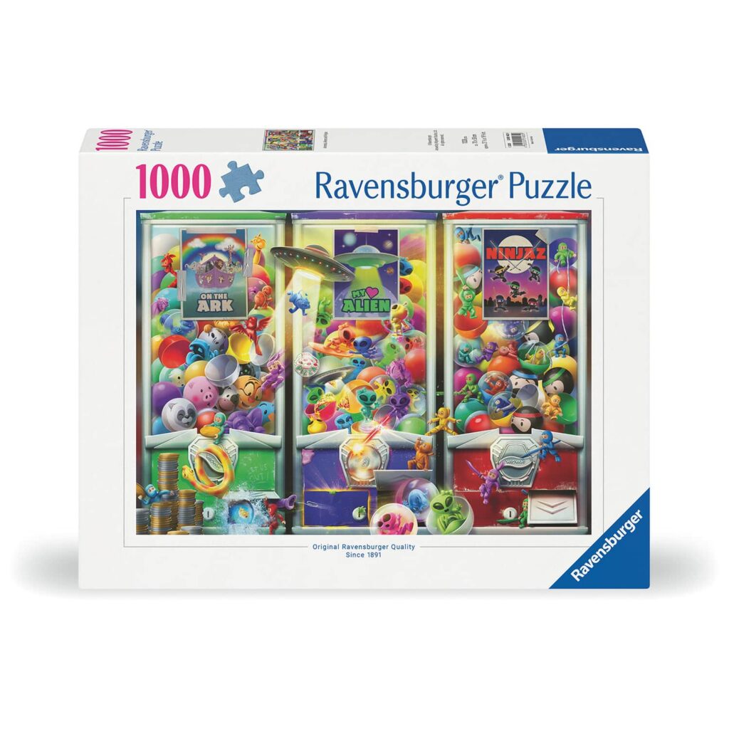 Ravensburger Puslespil – Dyr, Aliens & Ninjas 1000 brikker
