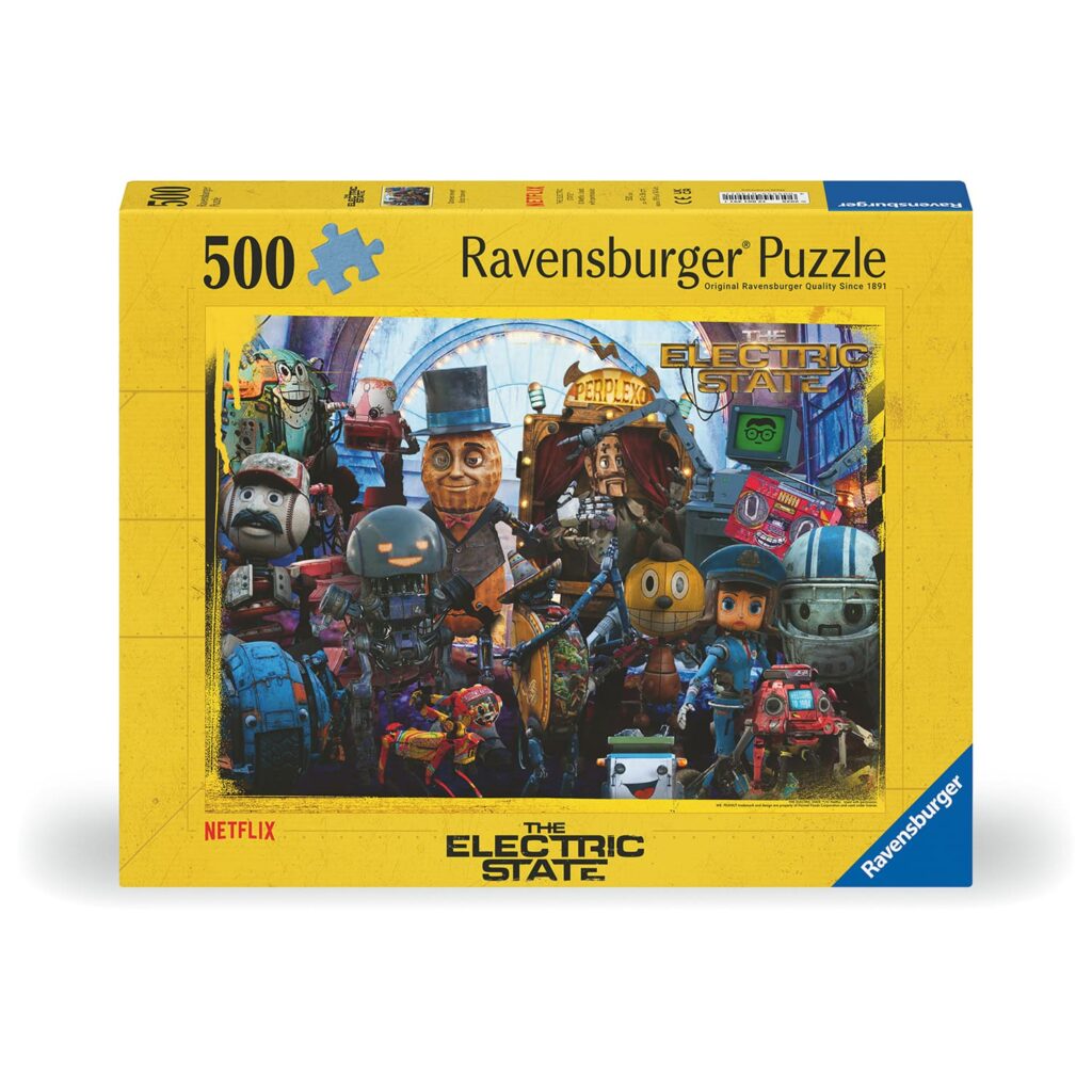 Ravensburger Puslespil – The Electric State: Bots for evigt! 500 brikker