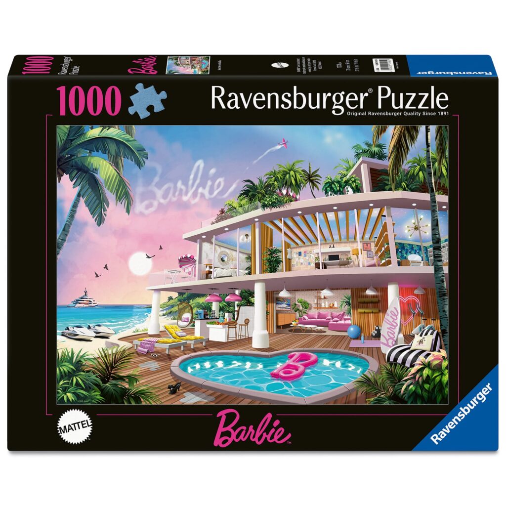 Ravensburger Puslespil – Barbie: Mød mig i Malibu 1000 brikker