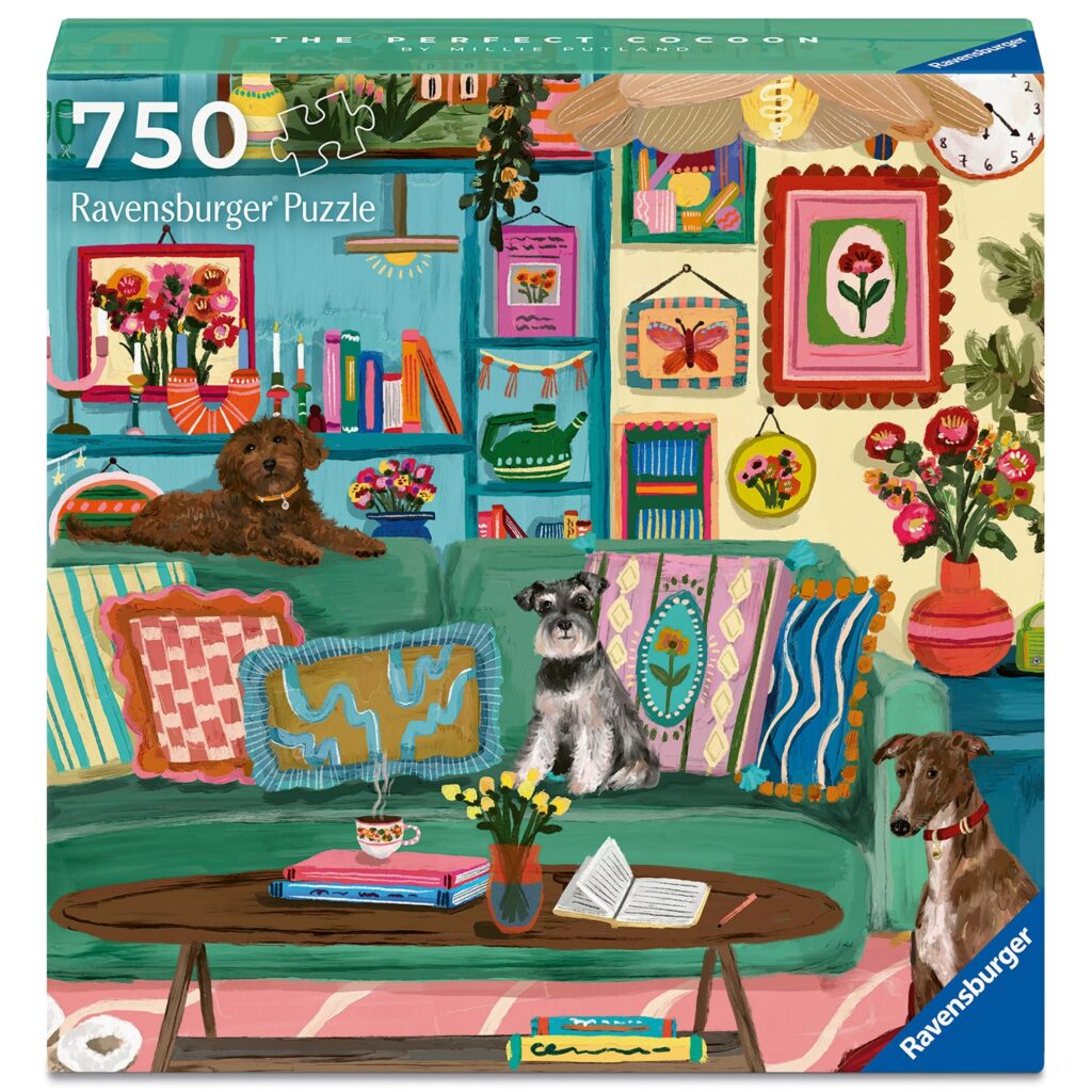 Ravensburger Puslespil – Art & Soul: Hyggeligt rum 750 brikker