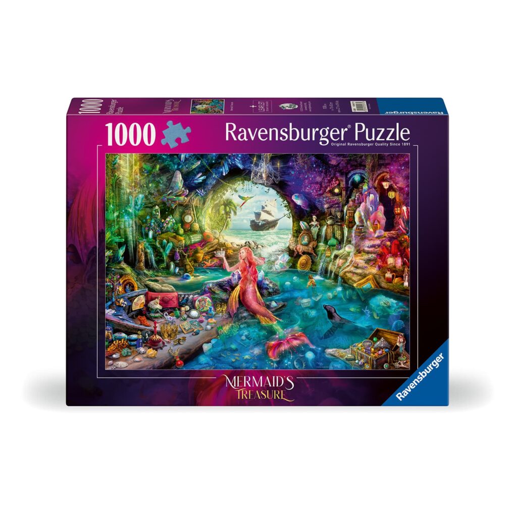 Ravensburger Puslespil – Havfruens skat 1000 brikker