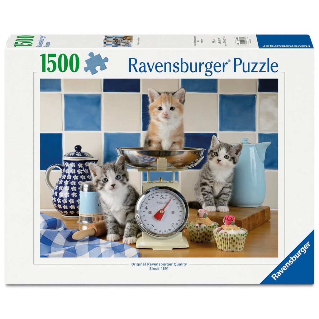 Ravensburger Puslespil – Køkkenkatte 1500 brikker