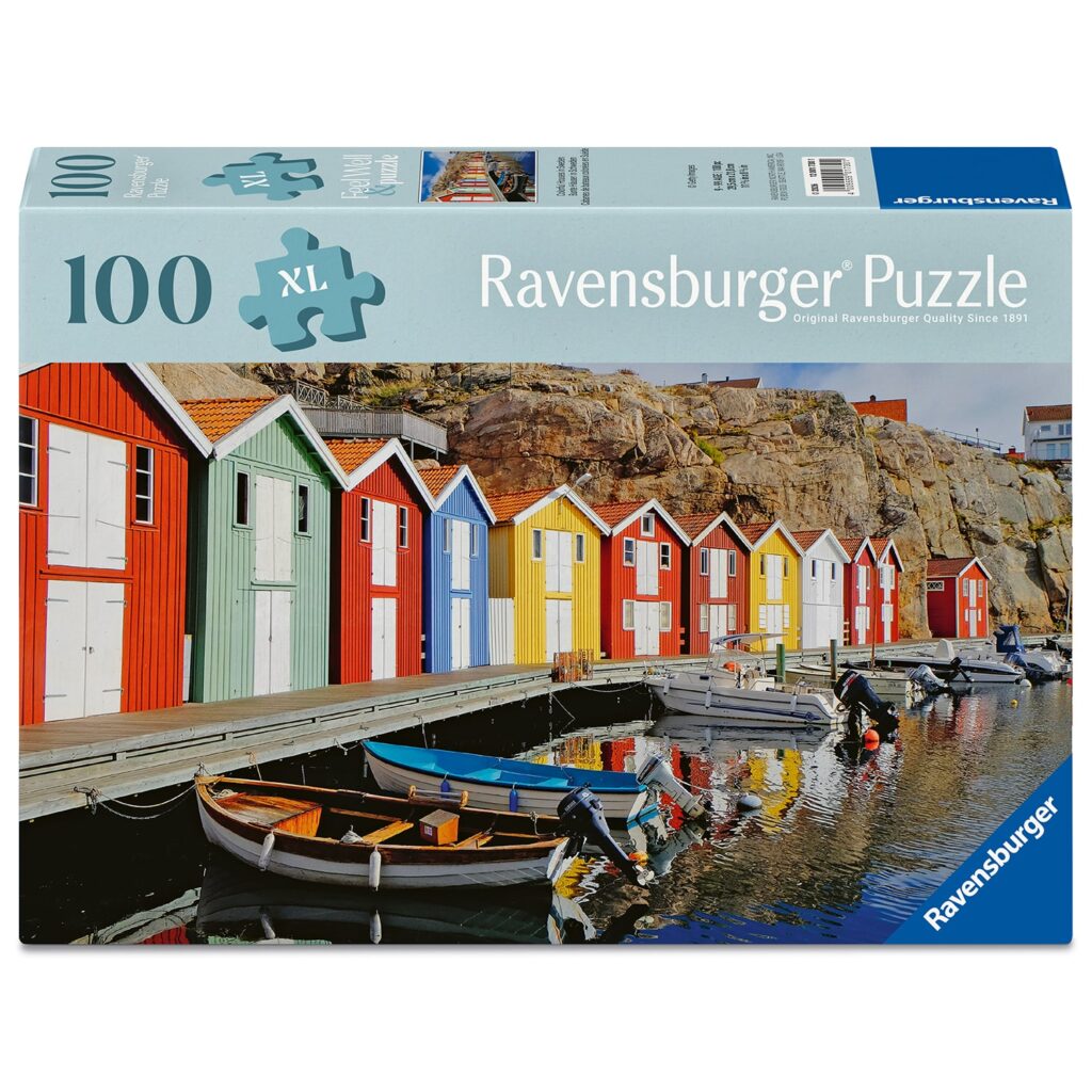 Ravensburger Puslespil – Bådhusene i Smögen, Sverige 100 brikker