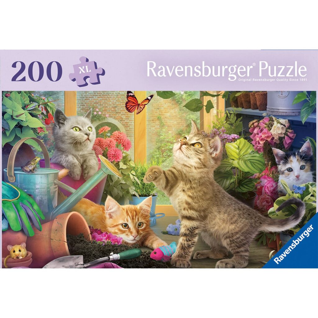 Ravensburger Puslespil – Frække katte 200 brikker