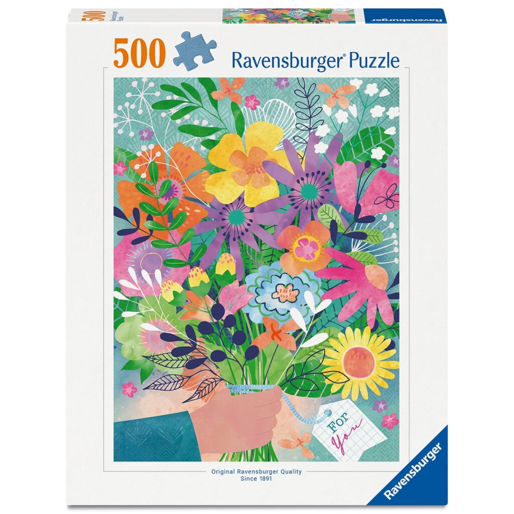 Ravensburger Puslespil – Blomster til dig 500 brikker