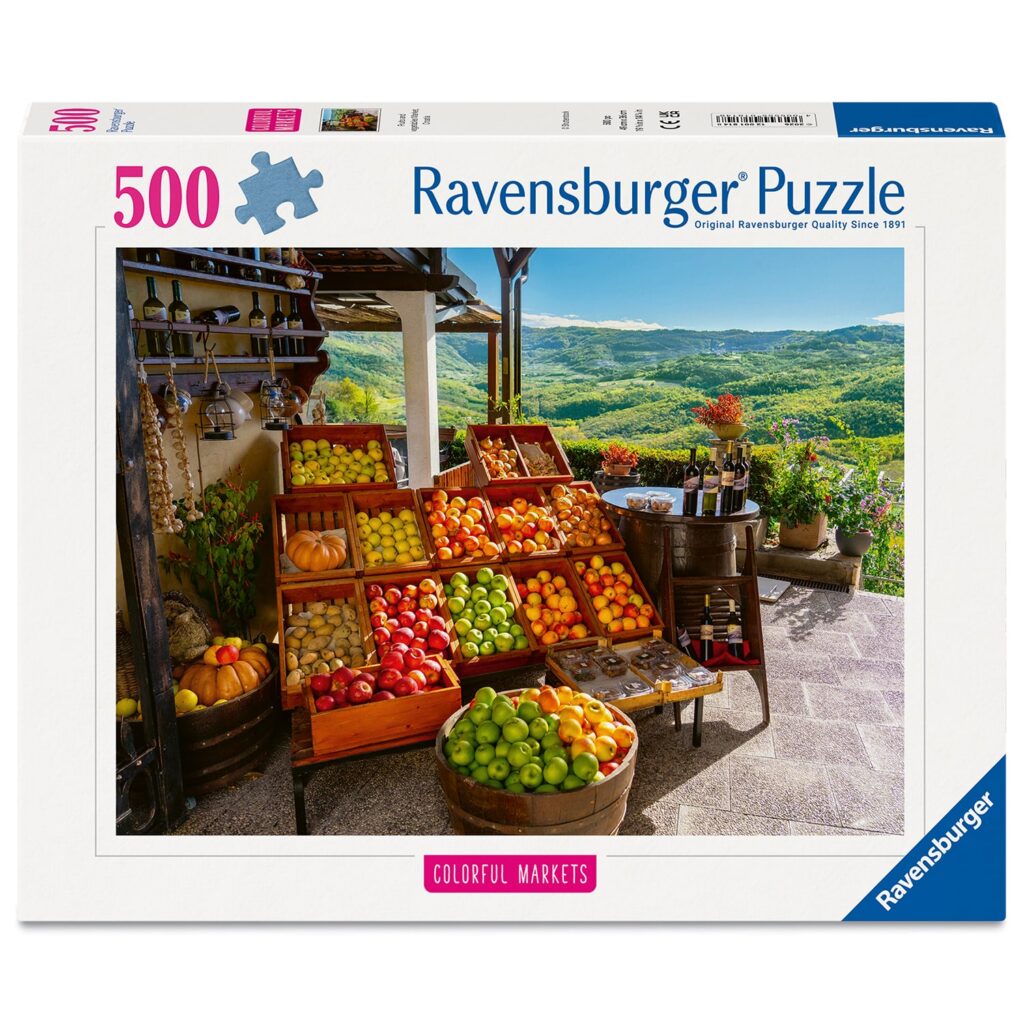 Ravensburger Puslespil – Frugtmarked, Kroatien 500 brikker