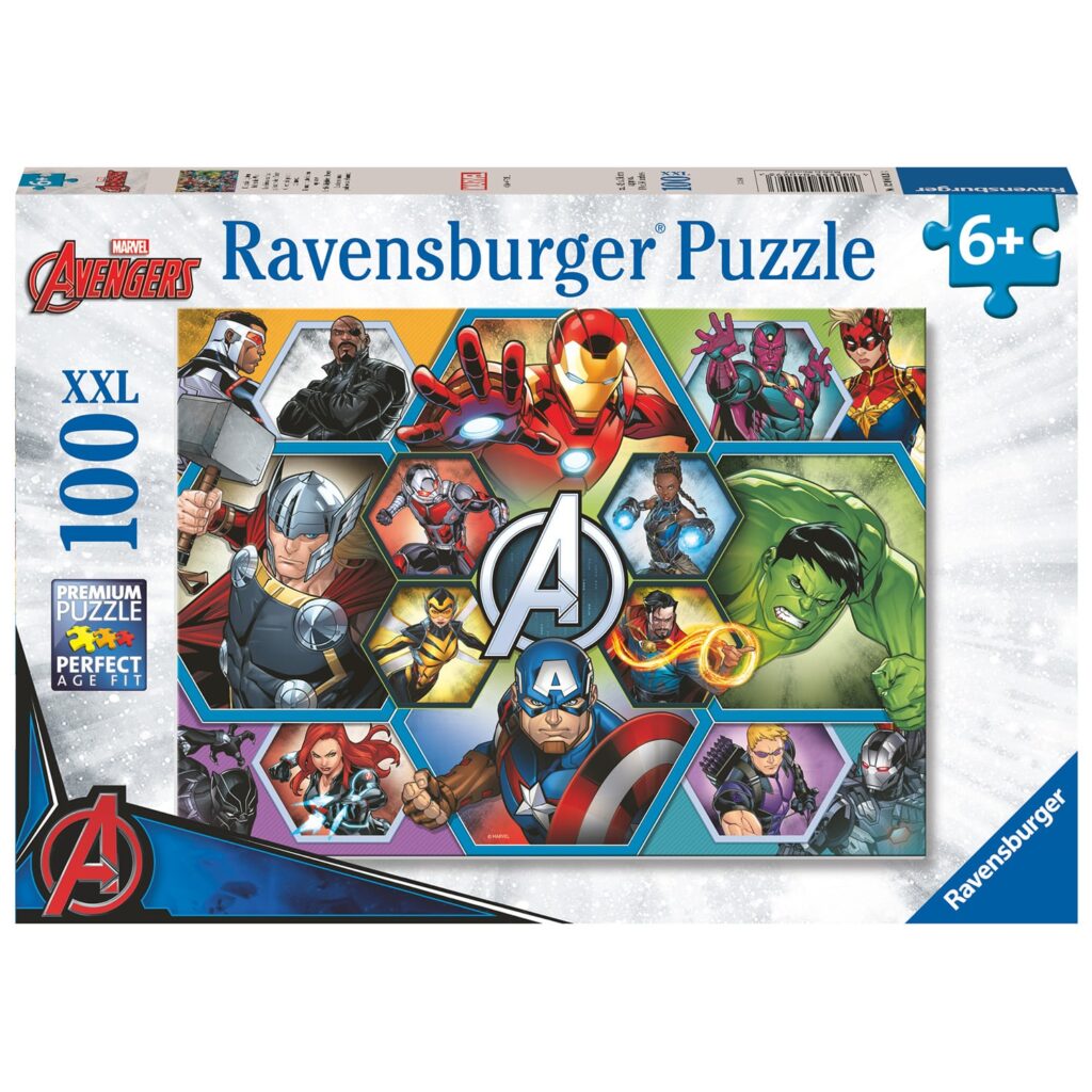 Ravensburger Børnepuslespil – Marvel: Avengers 100 brikker