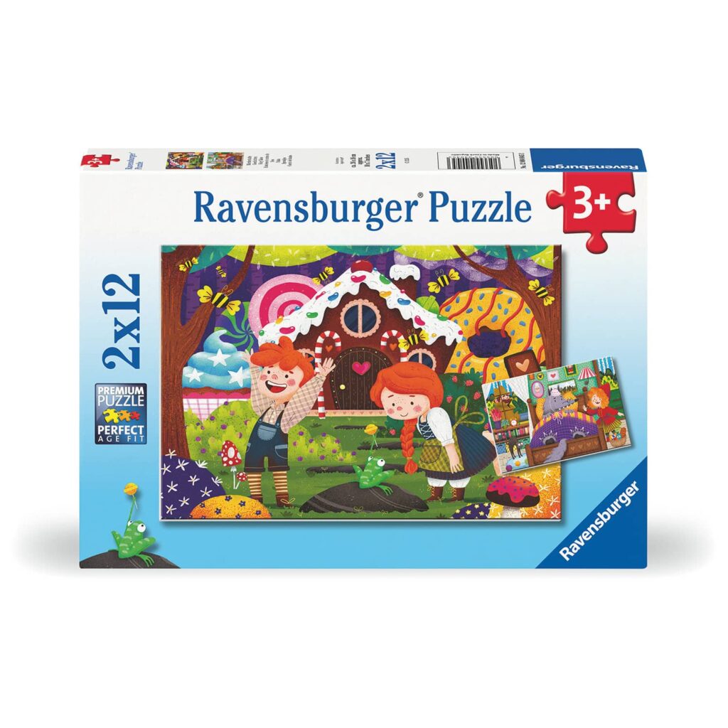 Ravensburger Børnepuslespil – Eventyrstund 2×12 brikker